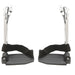 Drive Medical Chrome Swing Away Footrests with Aluminum Footplates - 1 Pair - Elvoros