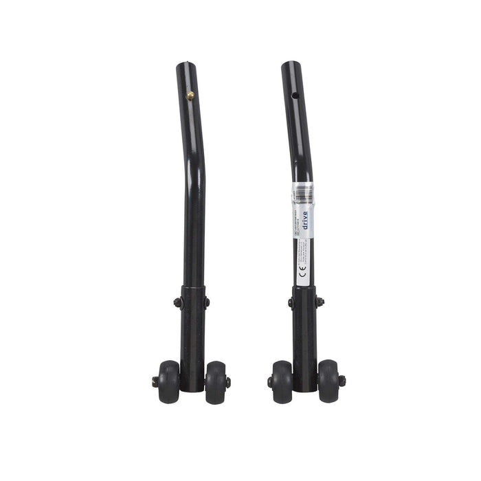 Drive Medical Cruiser III Anti Tippers with Wheels, 1 Pair - Elvoros