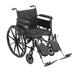 Drive Medical Cruiser X4 Lightweight Dual Axle Wheelchair with Adjustable Detachable Arms - Elvoros