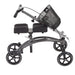 Drive Medical Dual Pad Steerable Knee Walker Knee Scooter with Basket Alternative to Crutches - Elvoros