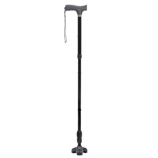 Drive Medical Flex N Go Adjustable Folding Cane with T Handle - Elvoros