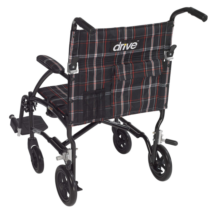Drive Medical Fly Lite Ultra Lightweight Transport Wheelchair - Elvoros