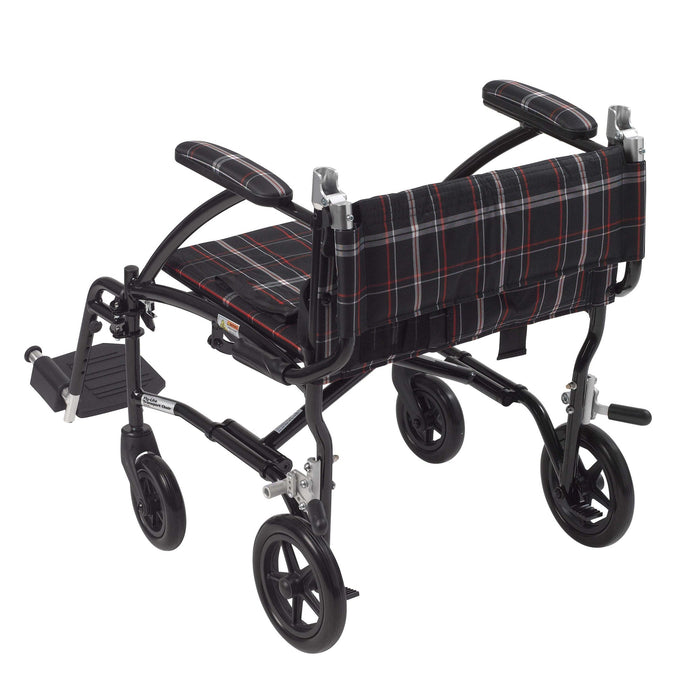 Drive Medical Fly Lite Ultra Lightweight Transport Wheelchair - Elvoros