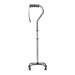 Drive Medical Folding Quad Cane, Small Base, Charcoal - Elvoros