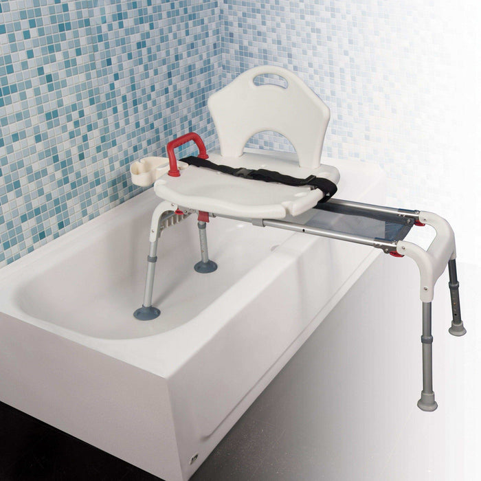 Drive Medical Folding Universal Sliding Transfer Bench - Elvoros