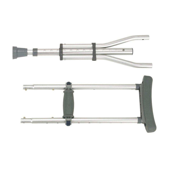 Drive Medical Knock Down Universal Aluminum Crutches - 1 Pair - Elvoros