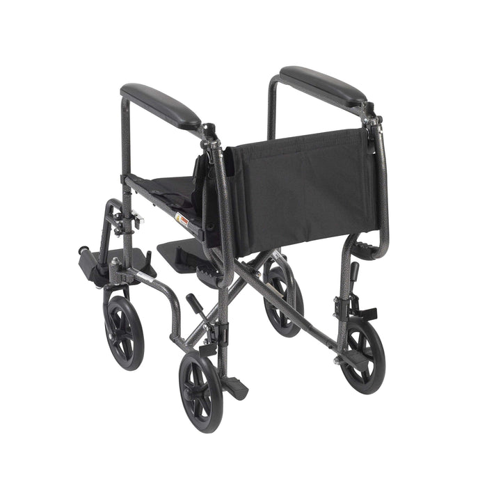 Drive Medical Lightweight Steel Transport Wheelchair - Elvoros