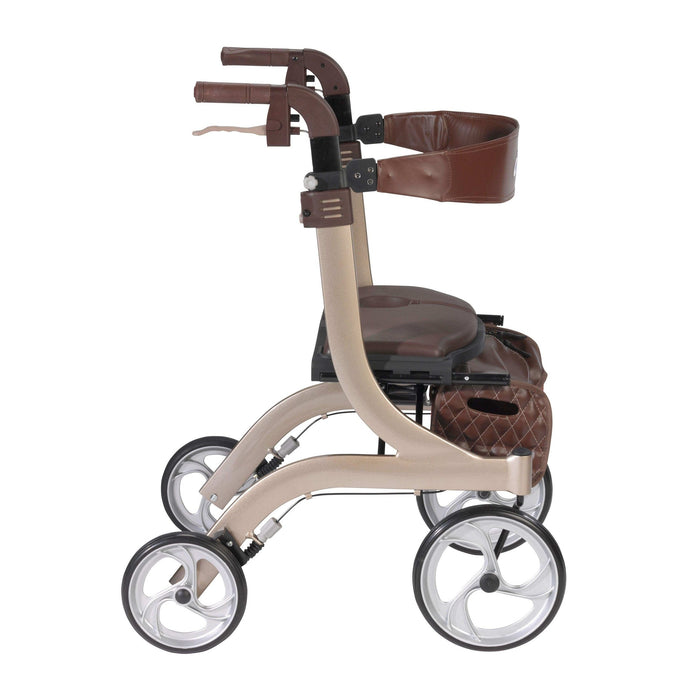 Drive Medical Nitro DLX Euro Style Rollator Rolling Walker - Elvoros