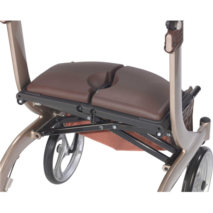 Drive Medical Nitro DLX Euro Style Rollator Rolling Walker - Elvoros