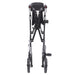 Drive Medical Nitro Elite CF Carbon Fiber Rollator Rolling Walker - Black - Elvoros