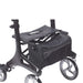 Drive Medical Nitro Elite CF Carbon Fiber Rollator Rolling Walker - Black - Elvoros