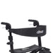 Drive Medical Nitro Elite CF Carbon Fiber Rollator Rolling Walker - Black - Elvoros