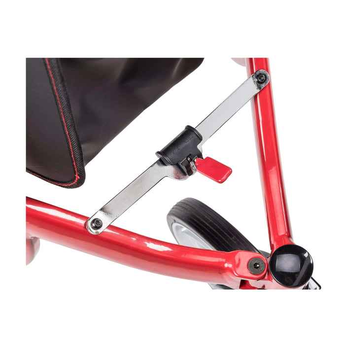 Drive Medical Nitro Euro Style 3-Wheel Rollator Rolling Walker - Elvoros