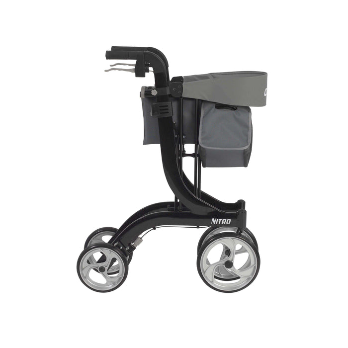 Drive Medical Nitro Euro Style Rollator Rolling Walker - Elvoros