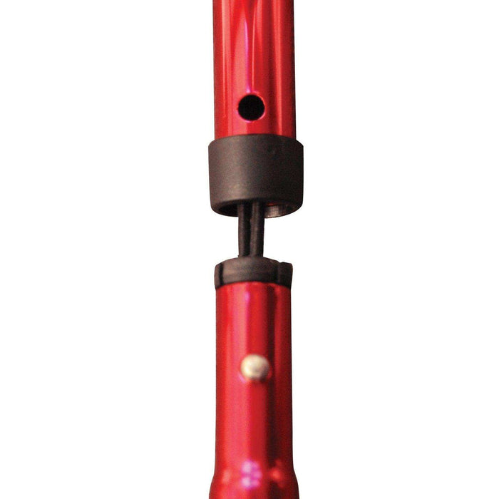 Drive Medical Portable Folding Travel Walker with 5" Wheels and Fold up Legs - Elvoros