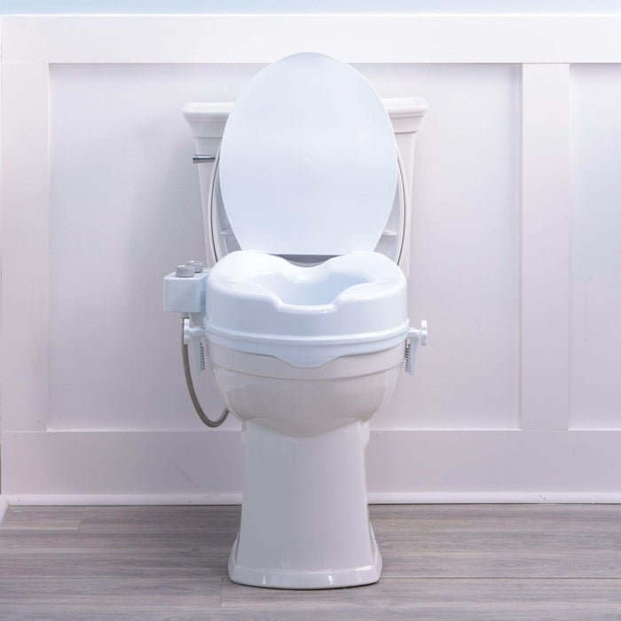 Drive Medical PreserveTech Raised Toilet Seat with Bidet - Elvoros