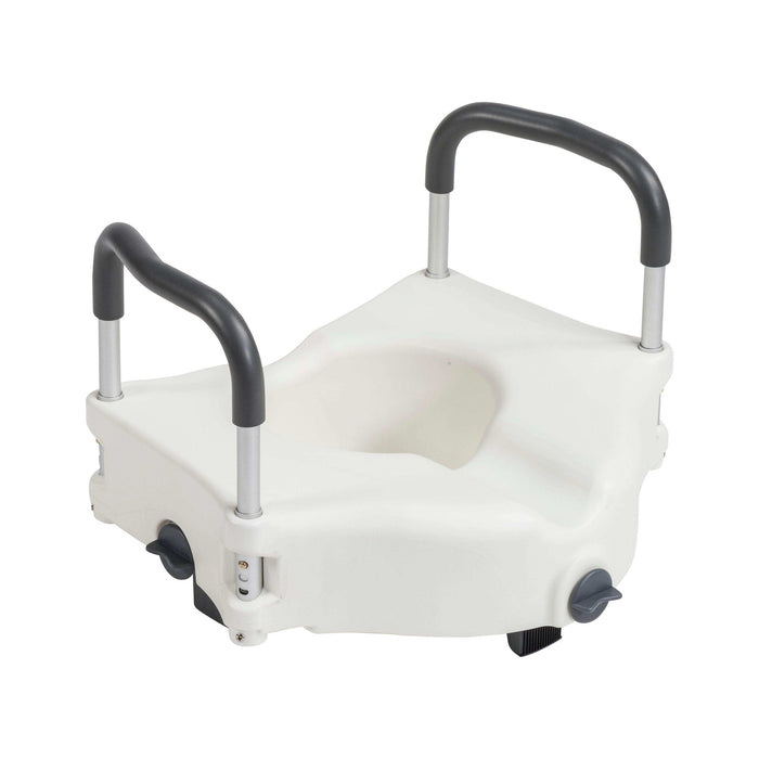 Drive Medical PreserveTech Secure Lock Raised Toilet Seat - 5" Height - Elvoros
