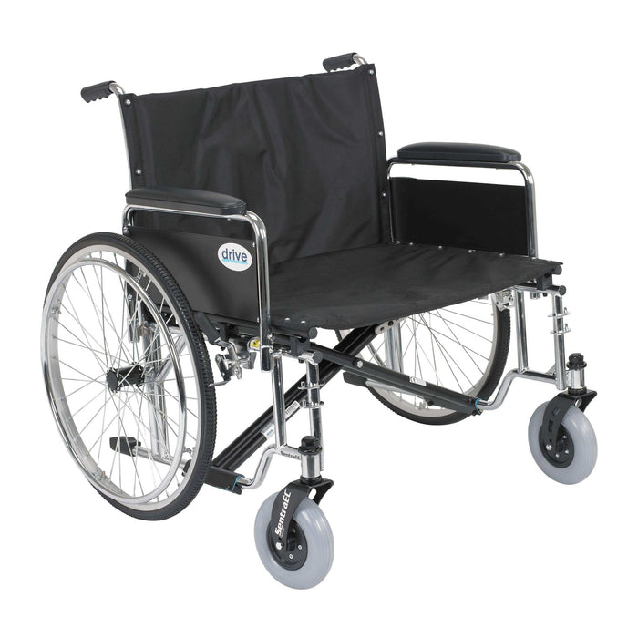 Drive Medical Sentra EC Bariatric Heavy Duty Extra Wide Wheelchair - Elvoros