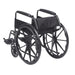 Drive Medical Silver Sport 1 Wheelchair with Full Arms and Swing away Removable Footrest - Elvoros