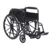 Drive Medical Silver Sport 1 Wheelchair with Full Arms and Swing away Removable Footrest - Elvoros