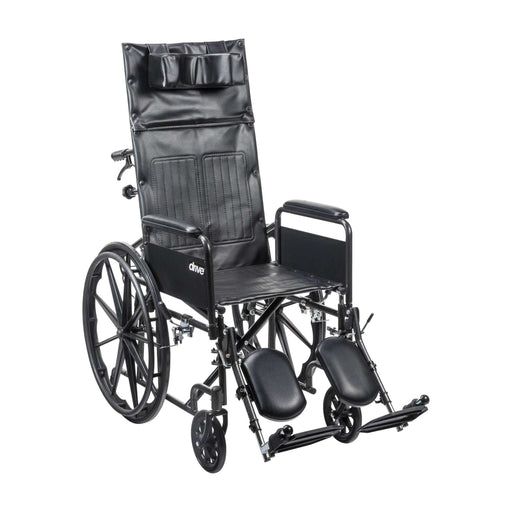 Drive Medical Silver Sport Full-Reclining Wheelchair - Elvoros
