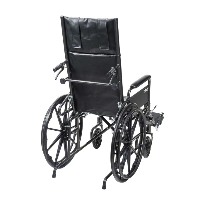 Drive Medical Silver Sport Full-Reclining Wheelchair - Elvoros