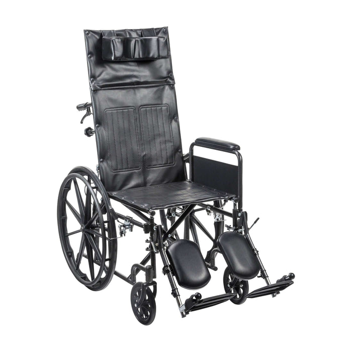 Drive Medical Silver Sport Full-Reclining Wheelchair - Elvoros