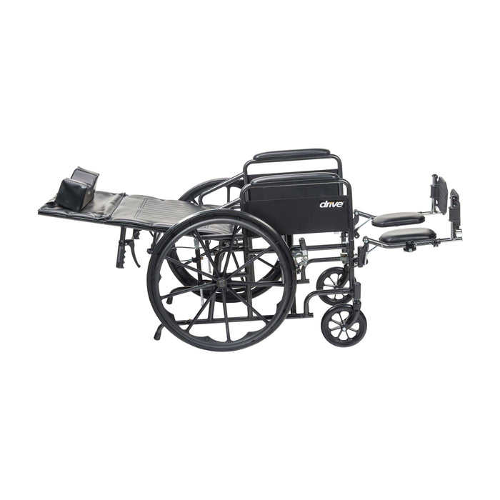 Drive Medical Silver Sport Full-Reclining Wheelchair - Elvoros
