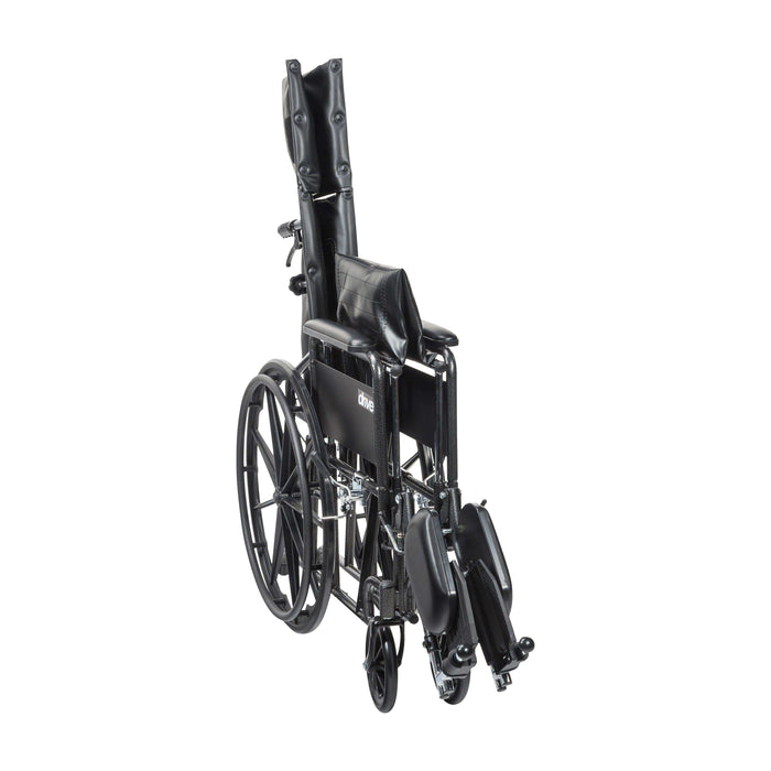 Drive Medical Silver Sport Full-Reclining Wheelchair - Elvoros