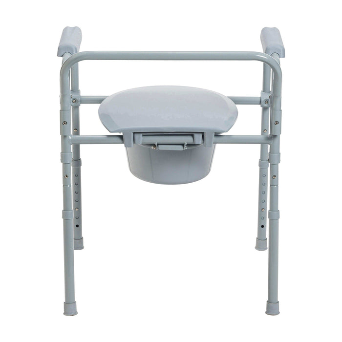 Drive Medical Steel Folding Frame Commode - Elvoros