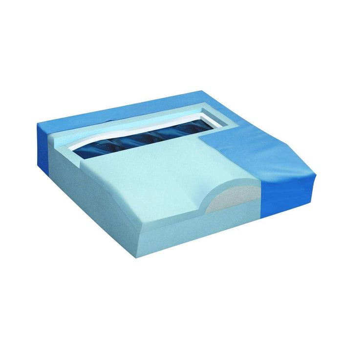 Drive Medical Titanium Gel/Foam Wheelchair Cushion - Elvoros