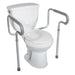 Drive Medical Toilet Safety Frame with Padded Armrests - Elvoros
