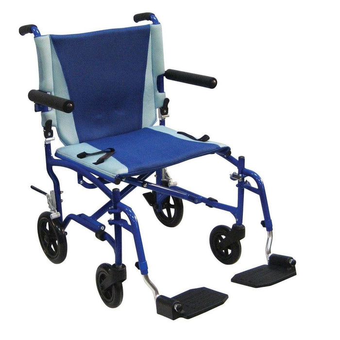 Drive Medical TranSport Aluminum Transport Wheelchair - Elvoros