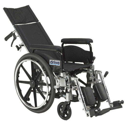 Drive Medical Viper Plus GT Full Reclining Wheelchair - Elvoros