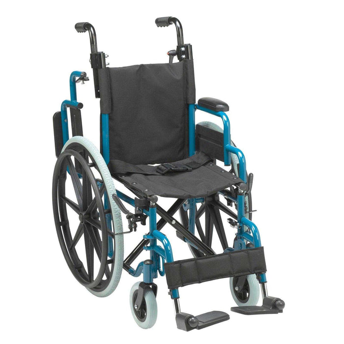 Drive Medical Wallaby Pediatric Folding Wheelchair - Elvoros