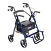 Duet Dual Function Transport Wheelchair Rollator Rolling Walker - Elvoros