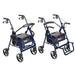 Duet Dual Function Transport Wheelchair Rollator Rolling Walker - Elvoros