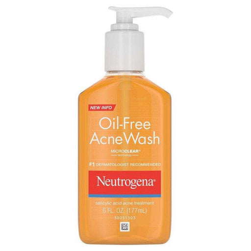 Neutrogena Oil-Free Acne Wash with Salicylic Acid - 6 fl oz - Elvoros