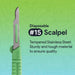 FifthPulse’s Disposable Scalpel Knife #15 - Individually Wrapped Sterile Scalpel Blades - Elvoros