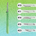 FifthPulse’s Disposable Scalpel Knife #15 - Individually Wrapped Sterile Scalpel Blades - Elvoros