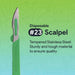 FifthPulse’s Disposable Scalpel Knife #23 - Individually Wrapped Sterile Scalpel Blades - Elvoros