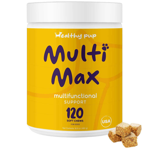Healthy Pup Multi Max Dog Multivitamin - 120 Soft - Elvoros