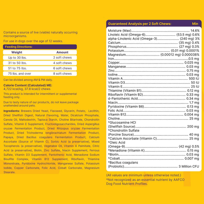 Healthy Pup Multi Max Dog Multivitamin - 120 Soft - Elvoros