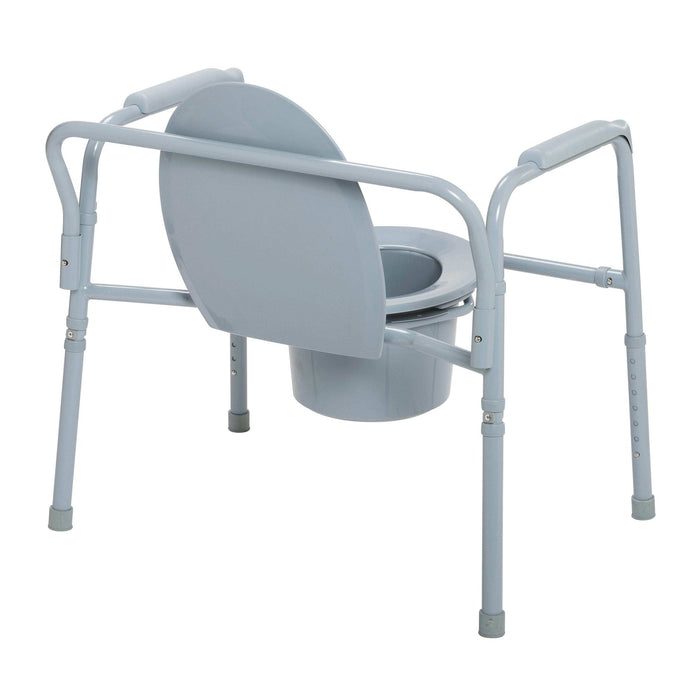 Heavy Duty Bariatric Folding Bedside Commode Chair - Elvoros