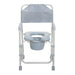 Lightweight Portable Shower Commode Chair with Casters - Elvoros