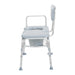 Padded Seat Transfer Bench with Commode Opening - Elvoros