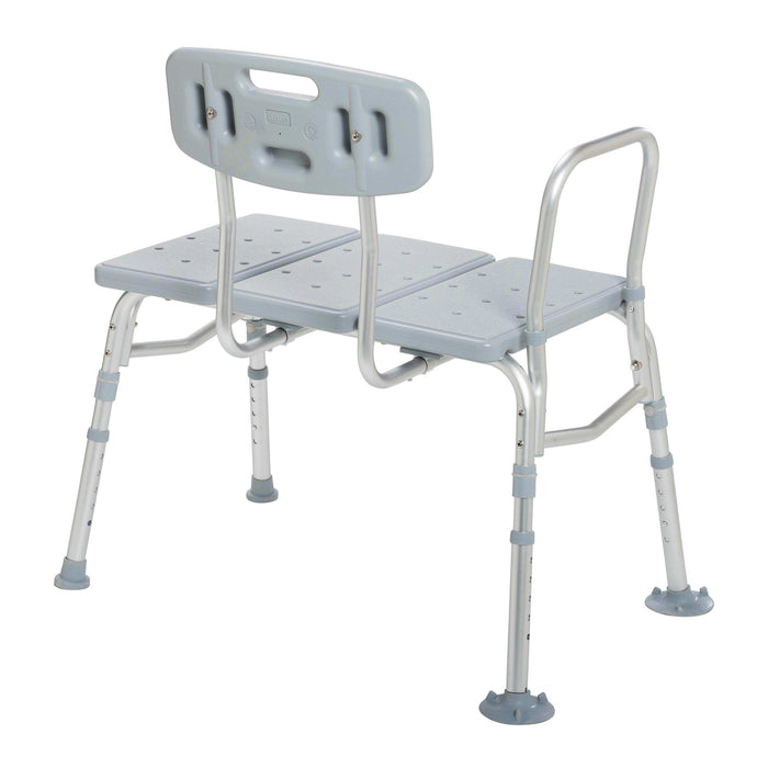 Plastic Tub Transfer Bench with Adjustable Backrest - Elvoros