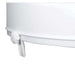 Raised Toilet Seat with Lock and Lid, Standard Seat, 4" - Elvoros