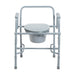 Steel Drop Arm Bedside Commode with Padded Arms - Elvoros