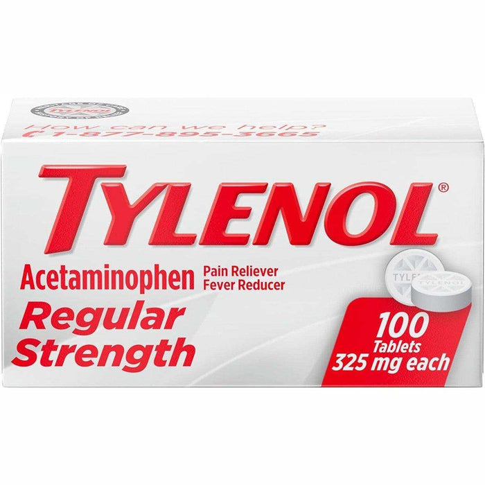 Tylenol Regular Strength 325 mg Tablets - Elvoros